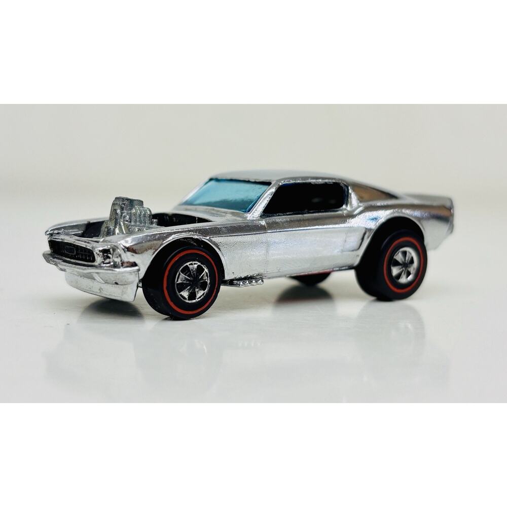 Hot Wheels Redline Boss Hoss Chrome Club Car Hong Kong Dark Interior